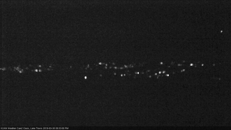 Lake Travis webcam, March 30, 2019 8:35 PM CT