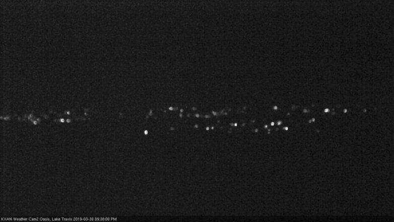 Lake Travis webcam, March 30, 2019 8:40 PM CT