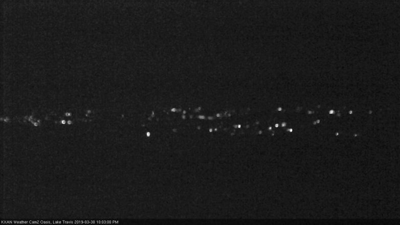 Lake Travis webcam, March 30, 2019 9:05 PM CT