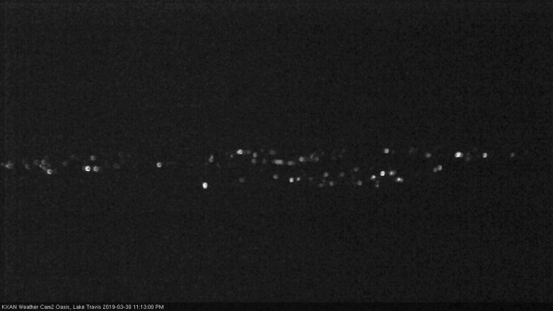 Lake Travis webcam, March 30, 2019 10:15 PM CT