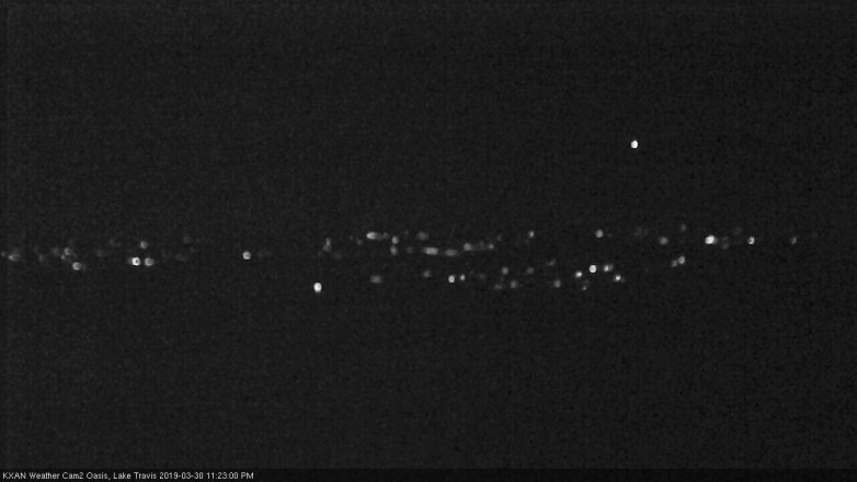 Lake Travis webcam, March 30, 2019 10:25 PM CT
