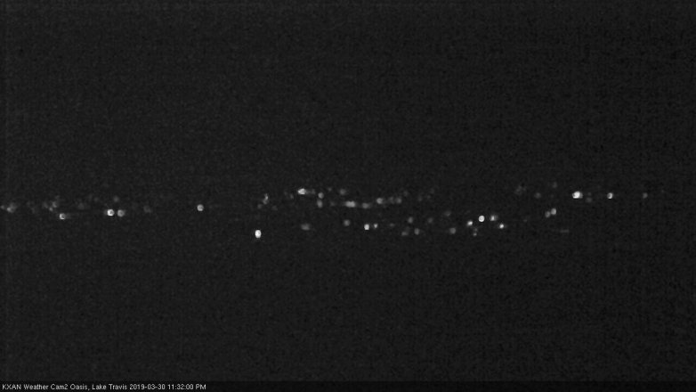 Lake Travis webcam, March 30, 2019 10:35 PM CT