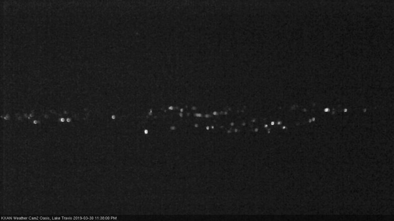 Lake Travis webcam, March 30, 2019 10:40 PM CT