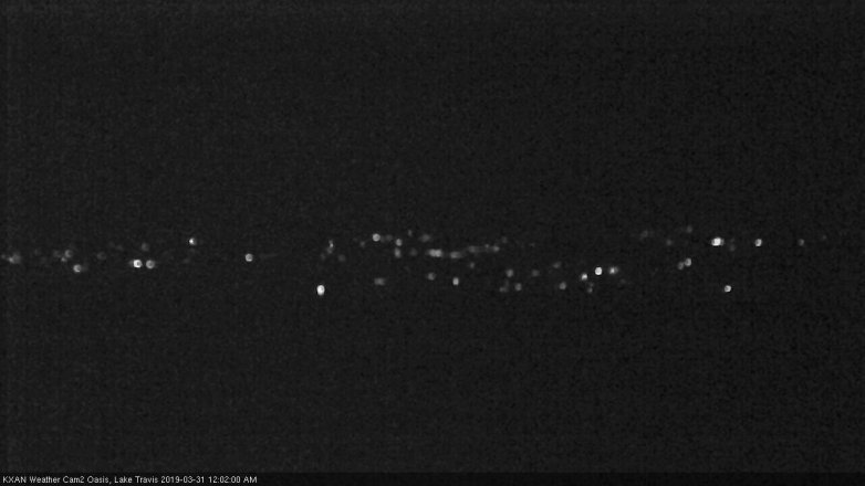 Lake Travis webcam, March 30, 2019 11:05 PM CT