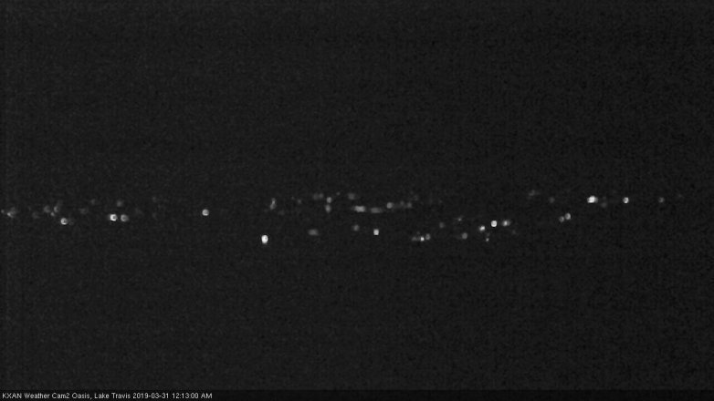 Lake Travis webcam, March 30, 2019 11:15 PM CT