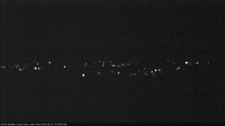 Lake Travis webcam, March 30, 2019 11:20 PM CT