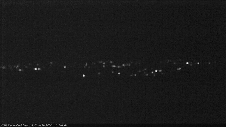 Lake Travis webcam, March 30, 2019 11:25 PM CT