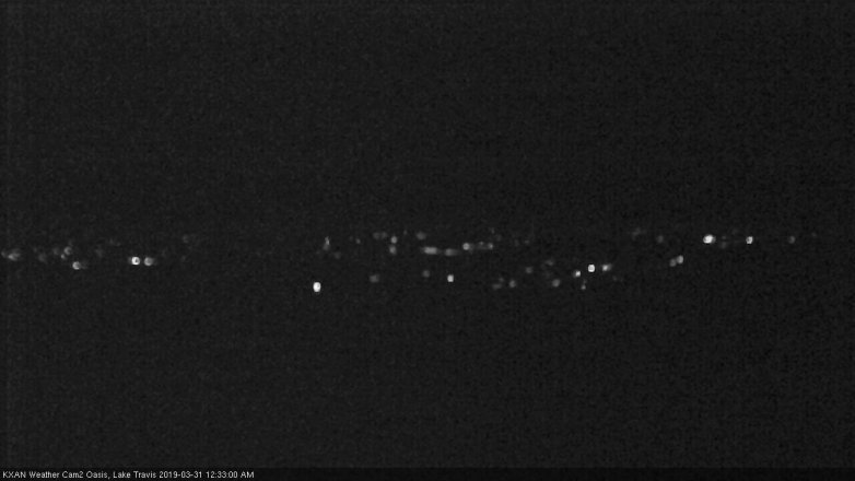 Lake Travis webcam, March 30, 2019 11:35 PM CT