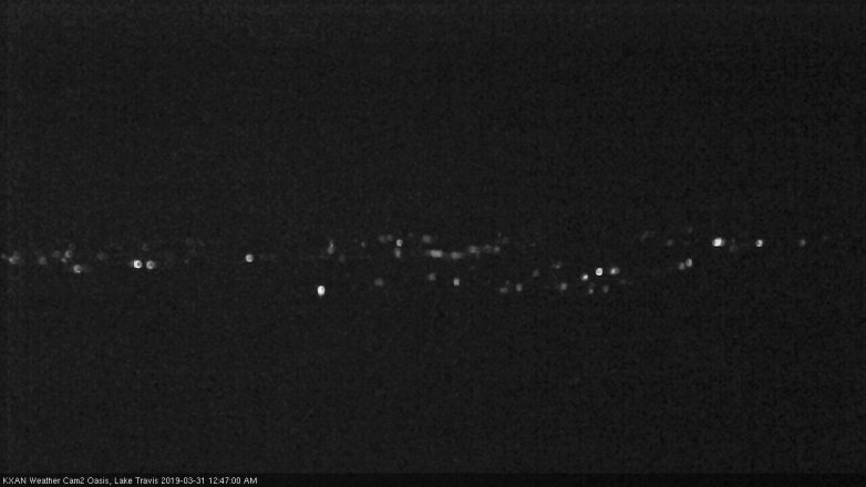 Lake Travis webcam, March 30, 2019 11:50 PM CT