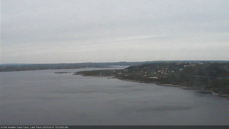 Lake Travis webcam, March 31, 2019 9:20 AM CT