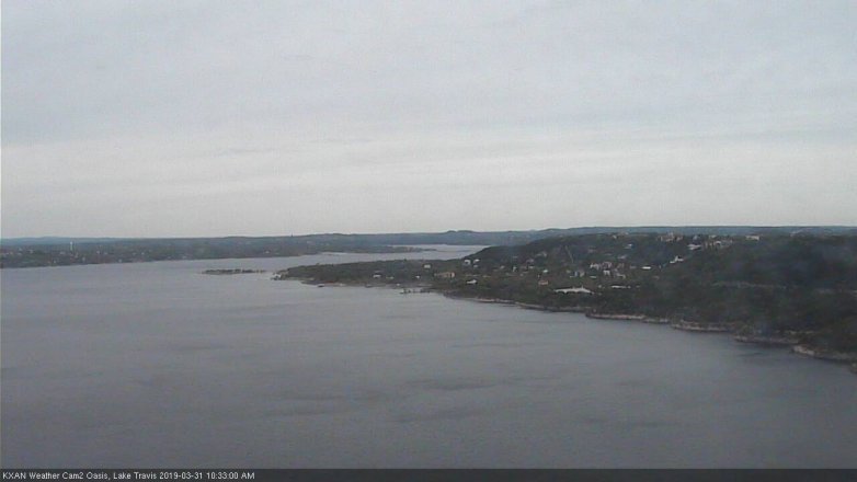 Lake Travis webcam, March 31, 2019 9:35 AM CT