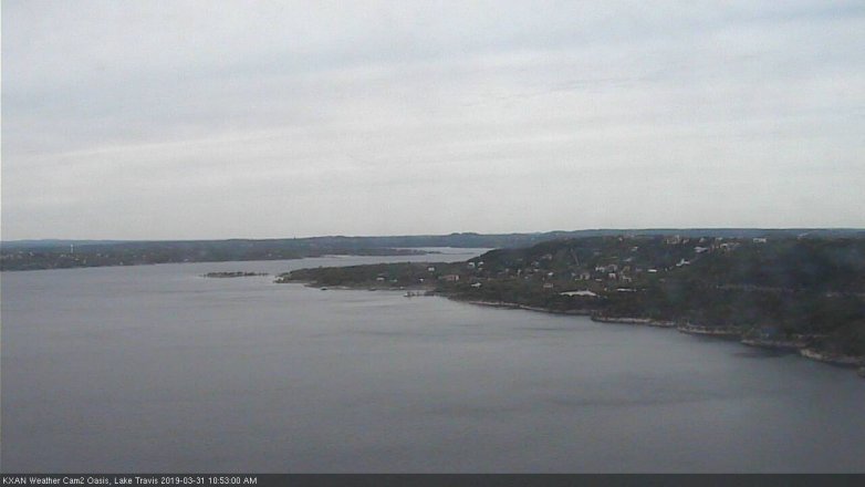 Lake Travis webcam, March 31, 2019 9:55 AM CT