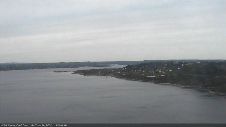 Lake Travis webcam, March 31, 2019 10:00 AM CT
