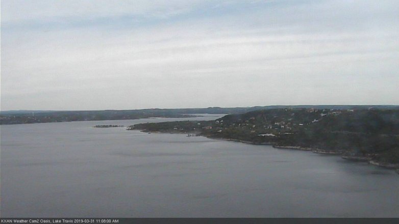 Lake Travis webcam, March 31, 2019 10:10 AM CT