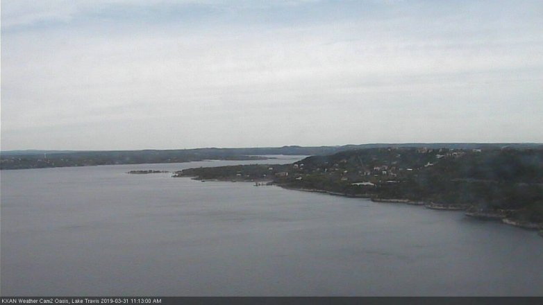Lake Travis webcam, March 31, 2019 10:15 AM CT