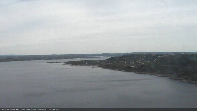 Lake Travis webcam, March 31, 2019 10:25 AM CT