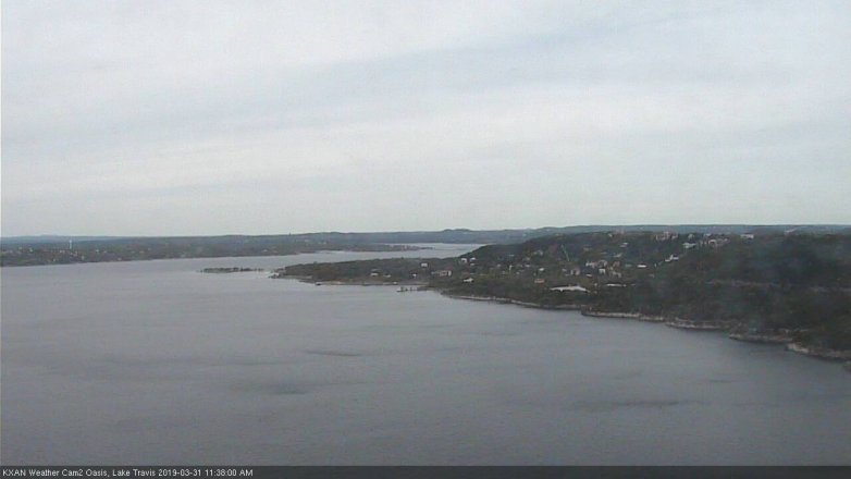 Lake Travis webcam, March 31, 2019 10:40 AM CT