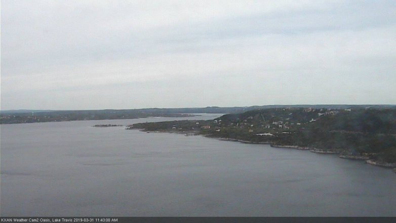 Lake Travis webcam, March 31, 2019 10:45 AM CT
