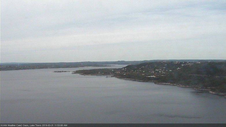 Lake Travis webcam, March 31, 2019 10:55 AM CT