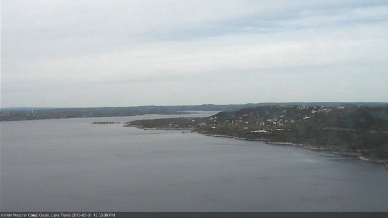 Lake Travis webcam, March 31, 2019 11:05 AM CT