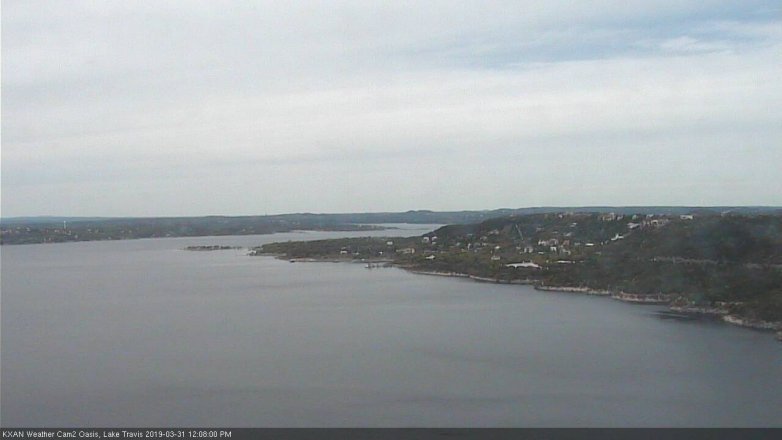 Lake Travis webcam, March 31, 2019 11:10 AM CT