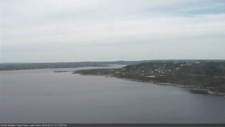 Lake Travis webcam, March 31, 2019 11:15 AM CT
