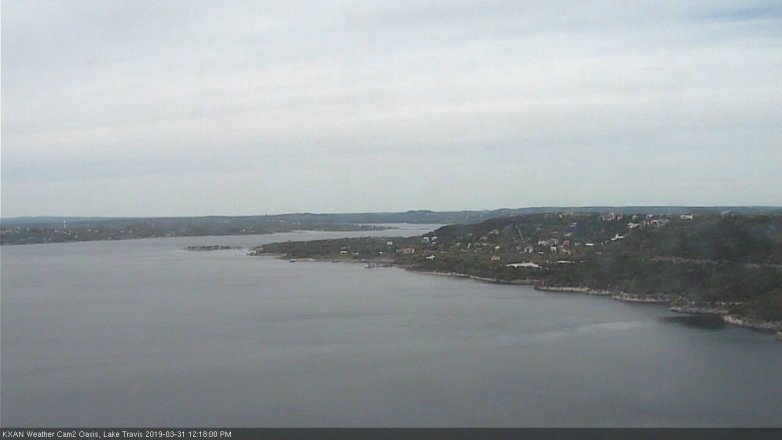 Lake Travis webcam, March 31, 2019 11:20 AM CT