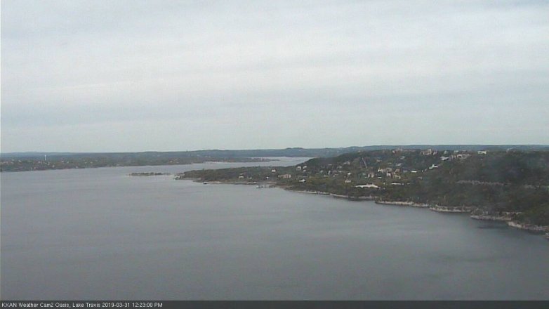 Lake Travis webcam, March 31, 2019 11:25 AM CT