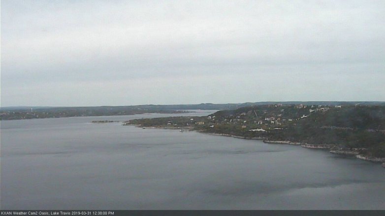 Lake Travis webcam, March 31, 2019 11:40 AM CT