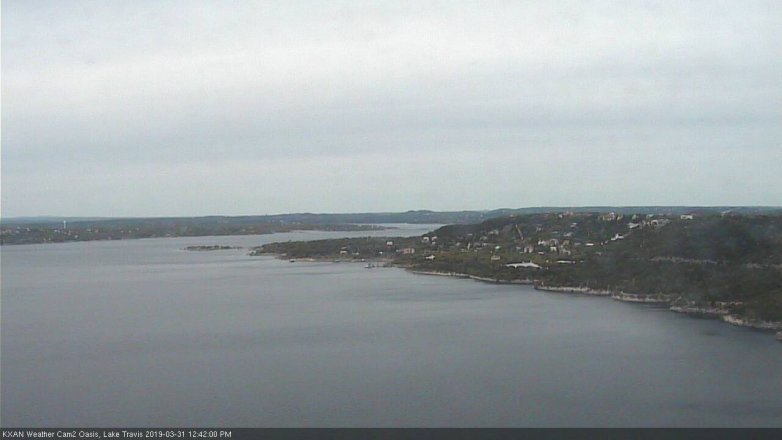 Lake Travis webcam, March 31, 2019 11:45 AM CT