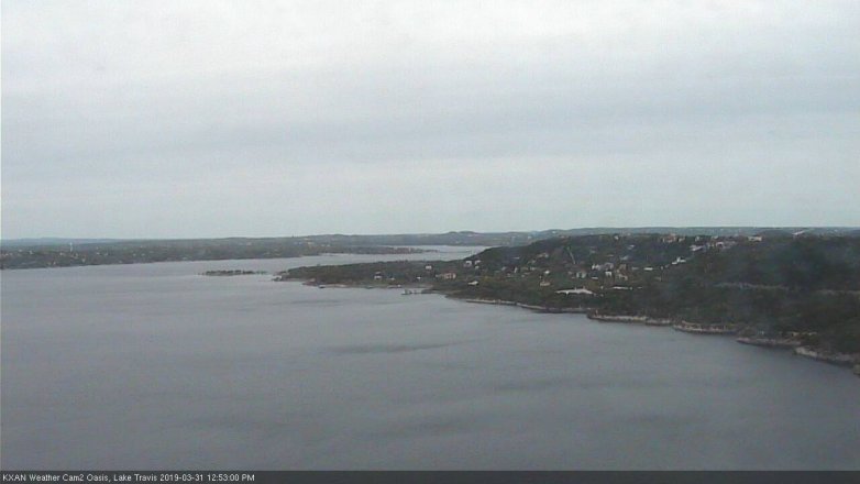 Lake Travis webcam, March 31, 2019 11:55 AM CT