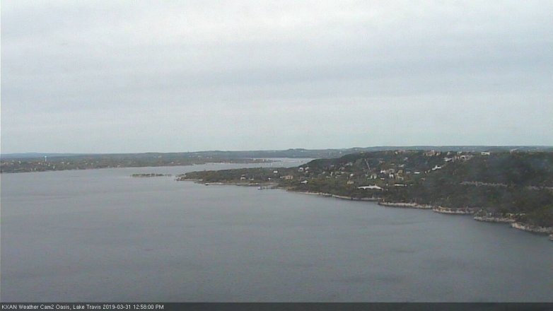 Lake Travis webcam, March 31, 2019 12:00 PM CT