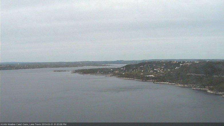 Lake Travis webcam, March 31, 2019 12:05 PM CT
