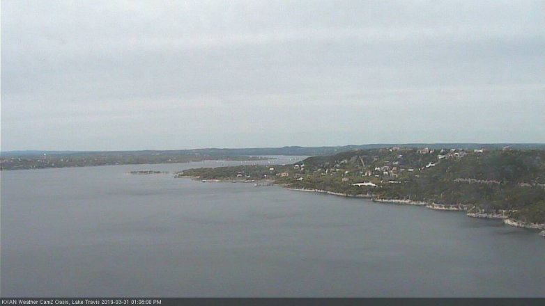 Lake Travis webcam, March 31, 2019 12:10 PM CT