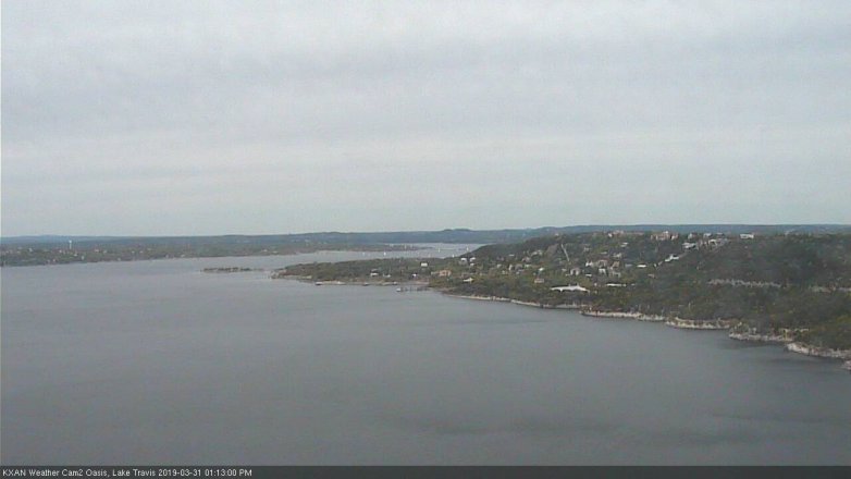 Lake Travis webcam, March 31, 2019 12:15 PM CT