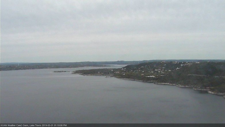 Lake Travis webcam, March 31, 2019 12:20 PM CT