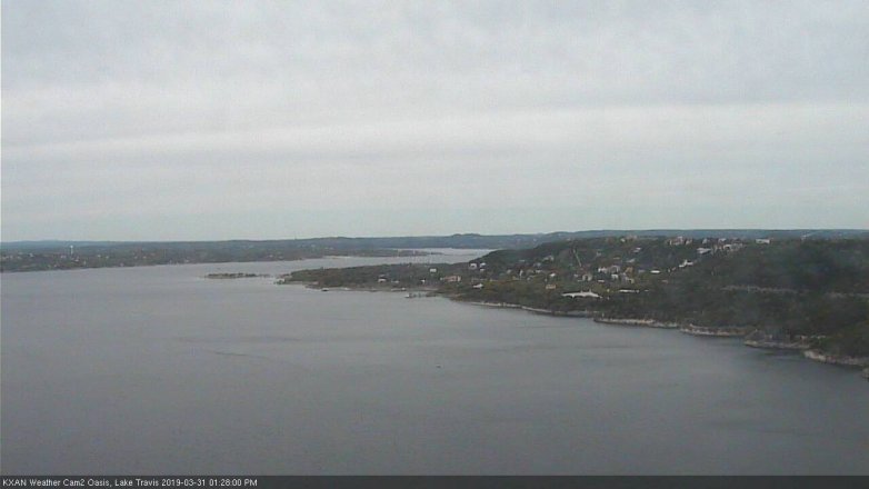 Lake Travis webcam, March 31, 2019 12:30 PM CT