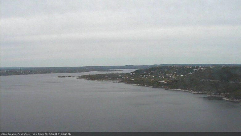Lake Travis webcam, March 31, 2019 12:35 PM CT