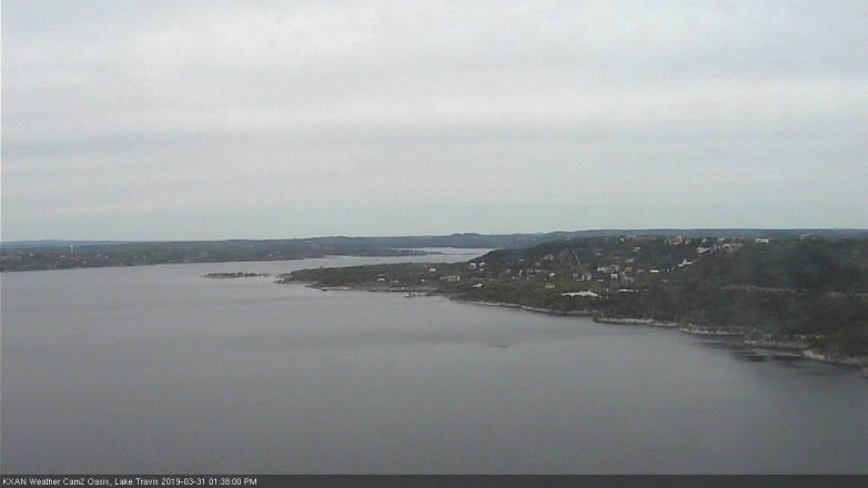 Lake Travis webcam, March 31, 2019 12:40 PM CT