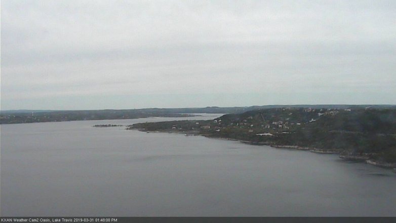 Lake Travis webcam, March 31, 2019 12:50 PM CT