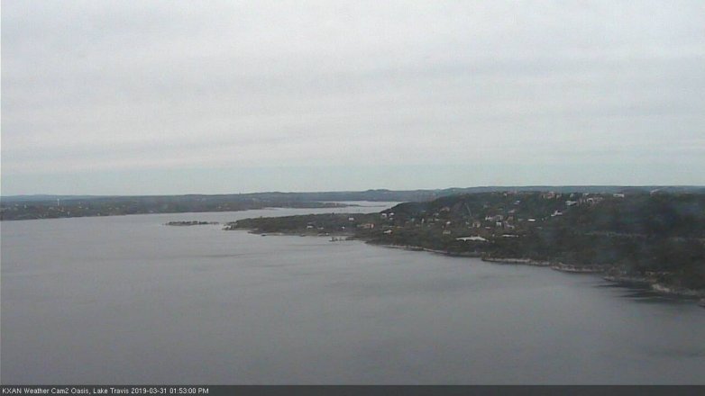 Lake Travis webcam, March 31, 2019 12:55 PM CT