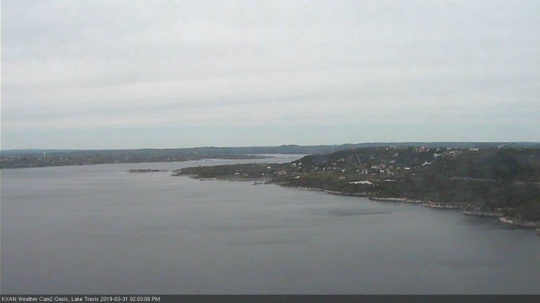 Lake Travis webcam, March 31, 2019 1:05 PM CT