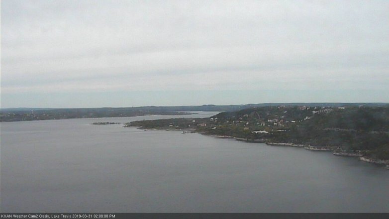 Lake Travis webcam, March 31, 2019 1:10 PM CT