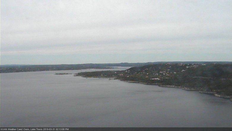 Lake Travis webcam, March 31, 2019 1:15 PM CT