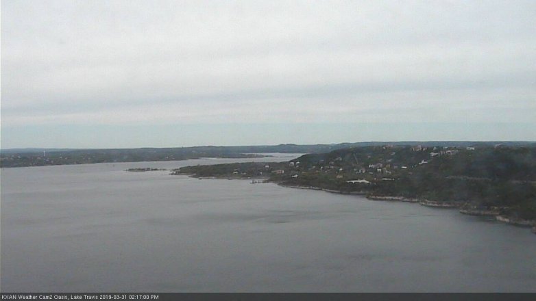 Lake Travis webcam, March 31, 2019 1:20 PM CT