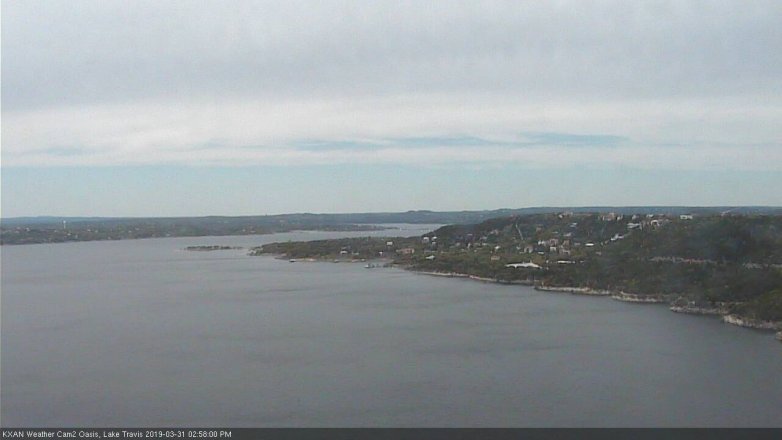 Lake Travis webcam, March 31, 2019 2:00 PM CT