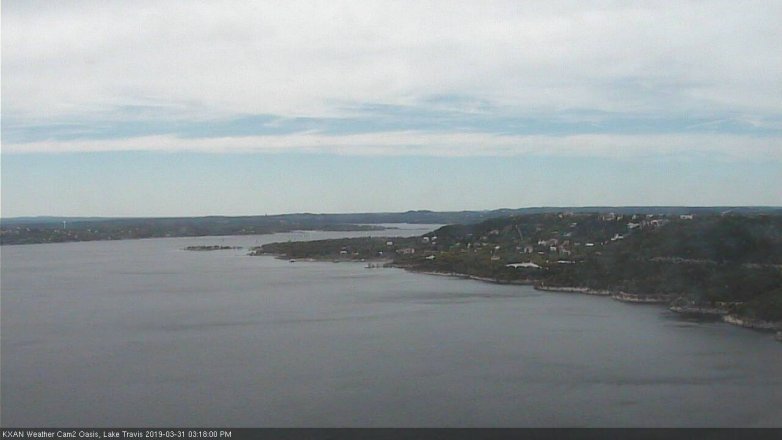 Lake Travis webcam, March 31, 2019 2:20 PM CT
