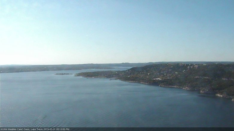 Lake Travis webcam, March 31, 2019 4:15 PM CT