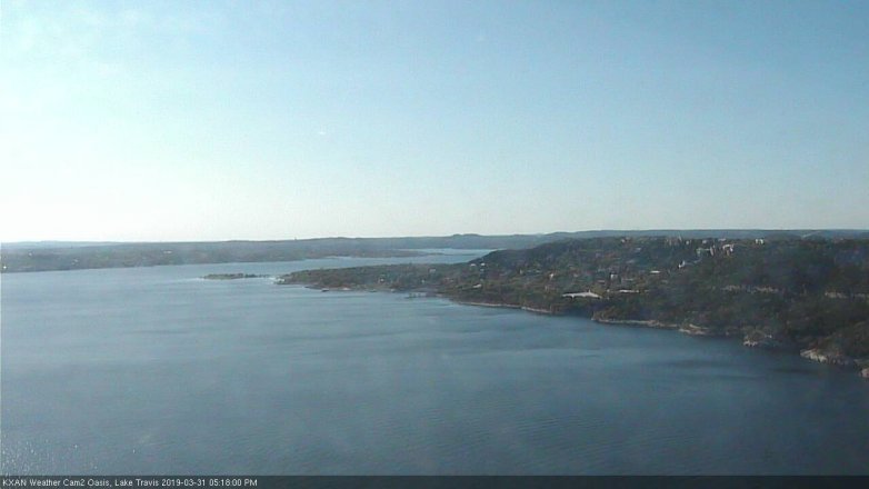 Lake Travis webcam, March 31, 2019 4:20 PM CT