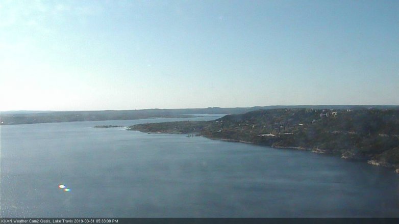 Lake Travis webcam, March 31, 2019 4:35 PM CT